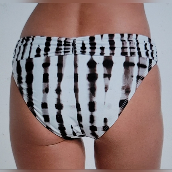 NWT LA BLANCA WOMENS BANDED BIKINI SWIMSUIT BOTTOM JAVA SIZE 6 - Picture 2 of 10